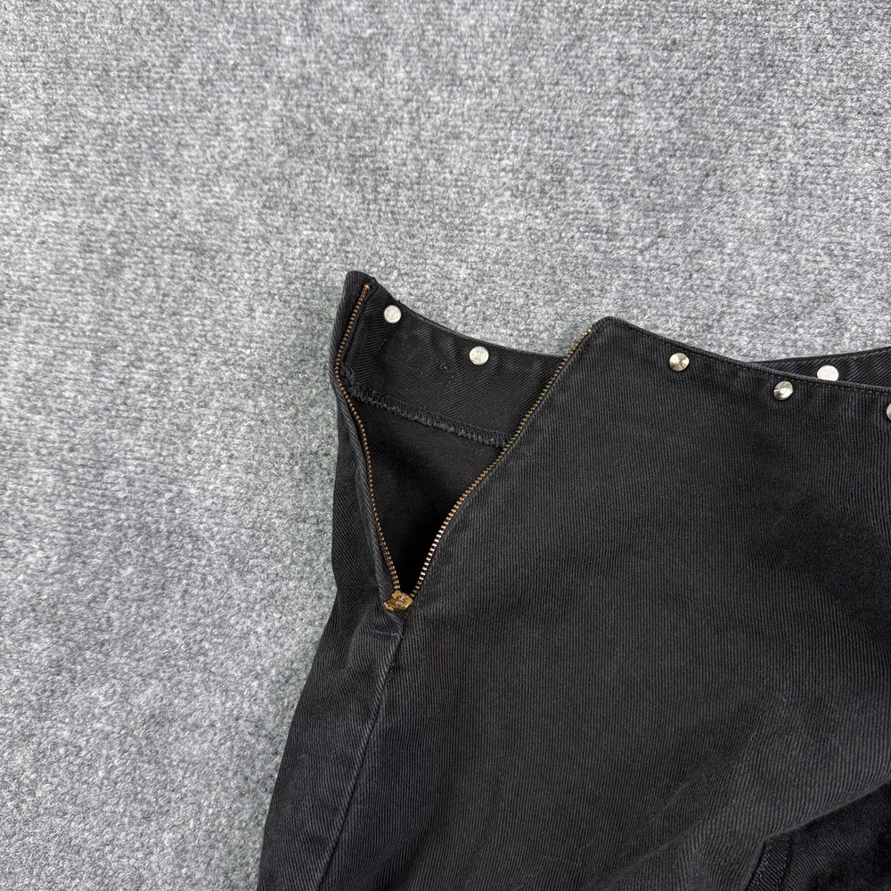 Rockies Womens Jeans 7/8 Black Studded Side Zip Western Vintage 90s Bareback - Picture 9 of 16